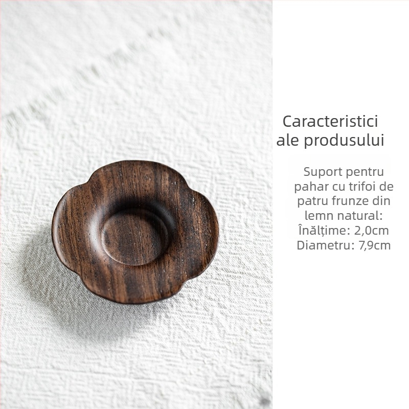 Suport din lemn pentru ceremonia ceaiului, accesorii pentru ceremonia ceaiului, stil lux ușor, greutate 500 g