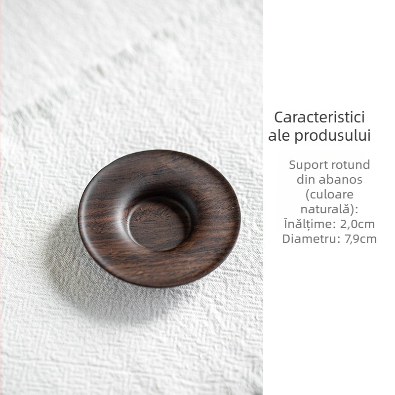 Suport din lemn pentru ceremonia ceaiului, accesorii pentru ceremonia ceaiului, stil lux ușor, greutate 500 g