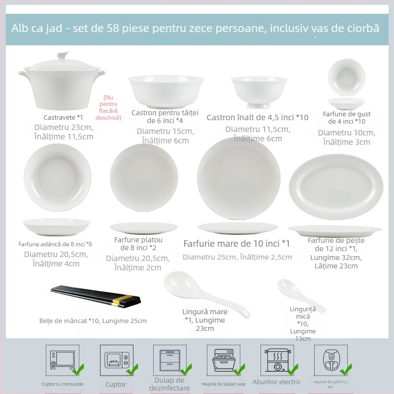 Set de farfurii ceramice, lucrat manual, personalizabil, stil modern minimalist