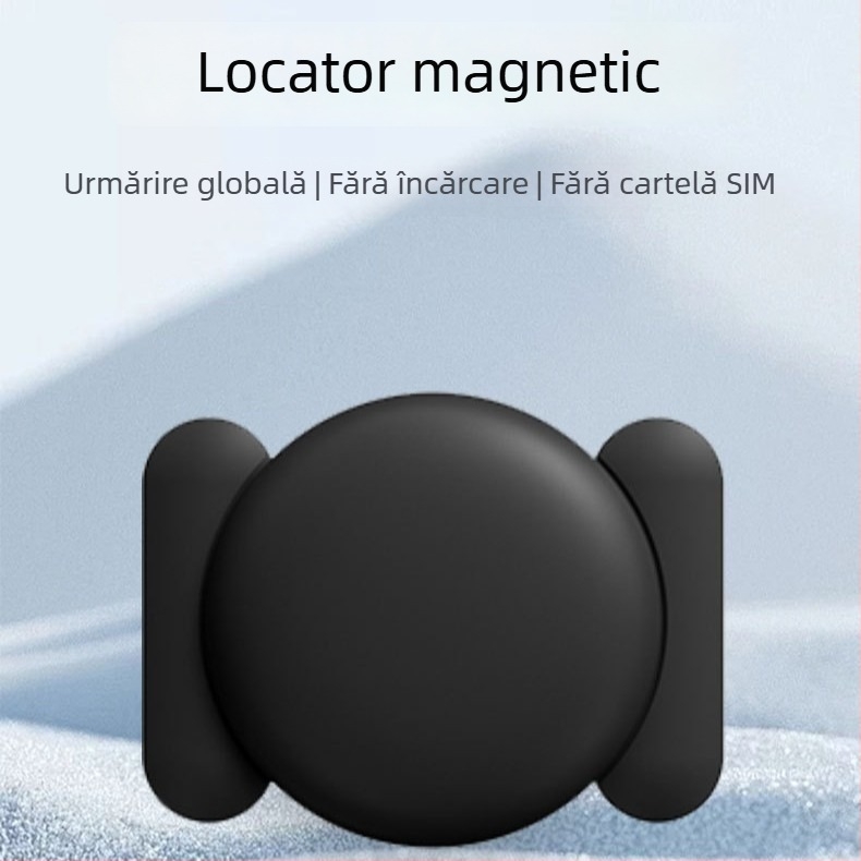 GPS tracker magnetic pentru oameni, obiecte și vehicule, cu alarmă prin vibrații, fixare magnetică, precizie GPS 100 m, autonomie baterie 365 zile