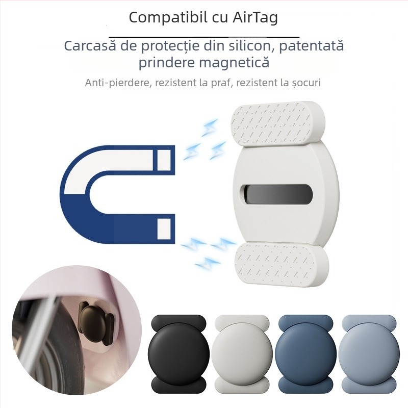 GPS tracker magnetic pentru oameni, obiecte și vehicule, cu alarmă prin vibrații, fixare magnetică, precizie GPS 100 m, autonomie baterie 365 zile