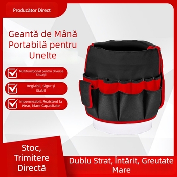 Geantă de unelte Double Dreamer, capacitate mare, din pânză Oxford, rezistentă la uzură și impermeabilă