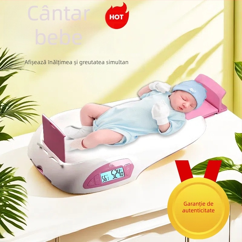 Fragrant Mountain Cântar bebeluși pentru copil – capacitate 25 kg, măsoară greutatea