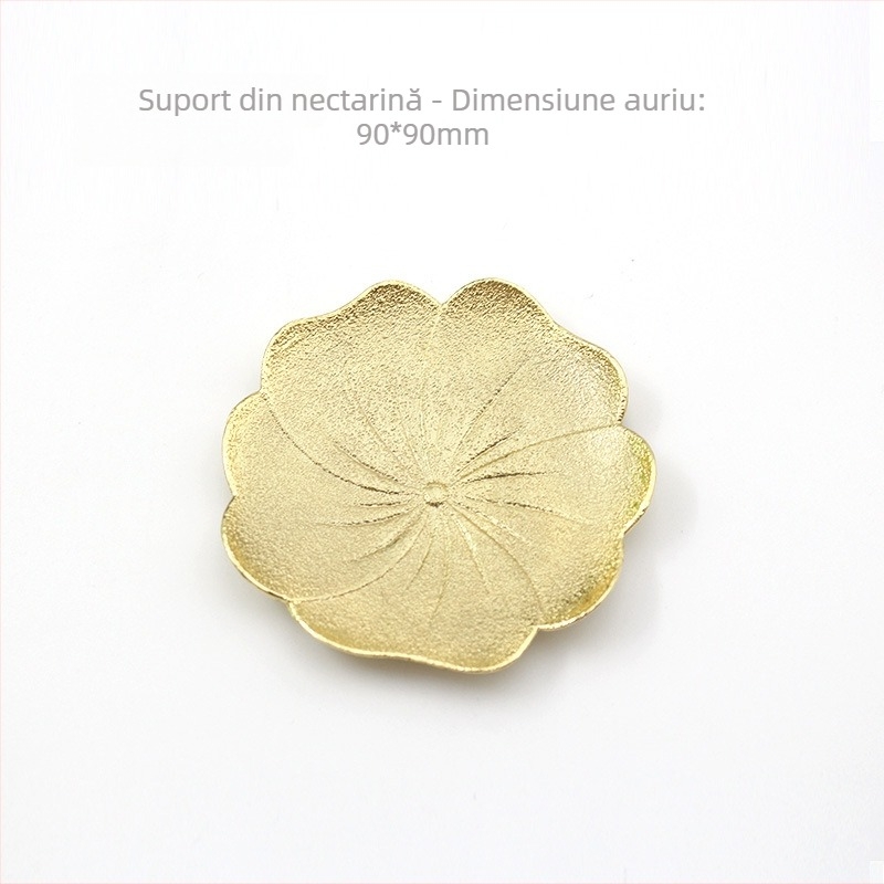 Suport pentru cești – Lux ușor, Cireș japoneză înflorită, aliaj, logo imprimat, ambalaj OPP