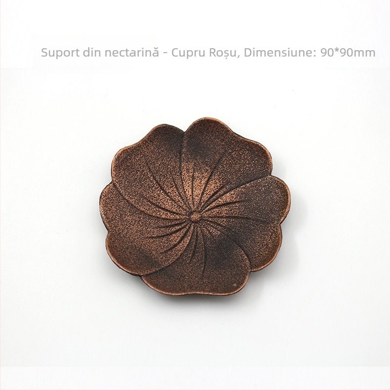 Suport pentru cești – Lux ușor, Cireș japoneză înflorită, aliaj, logo imprimat, ambalaj OPP