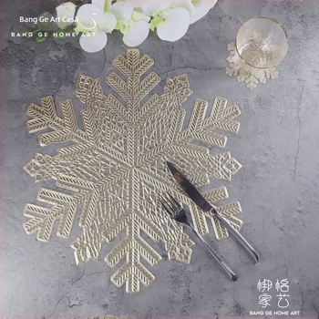 Set de plăci pentru masă și suporturi pentru pahare, PVC, rotund, culoare solidă, stil nordic