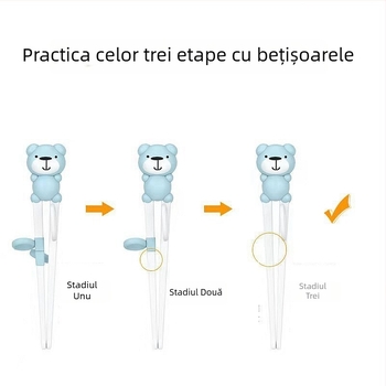 Bețișoare de învățare pentru copii — ABS material, stil simplu, pentru vârsta peste 6 luni, marca Happy Child