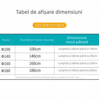 Husa de masă transparentă, de unică folosință, îngroșată, impermeabilă, rezistentă la grăsimi, cu șnur de închidere