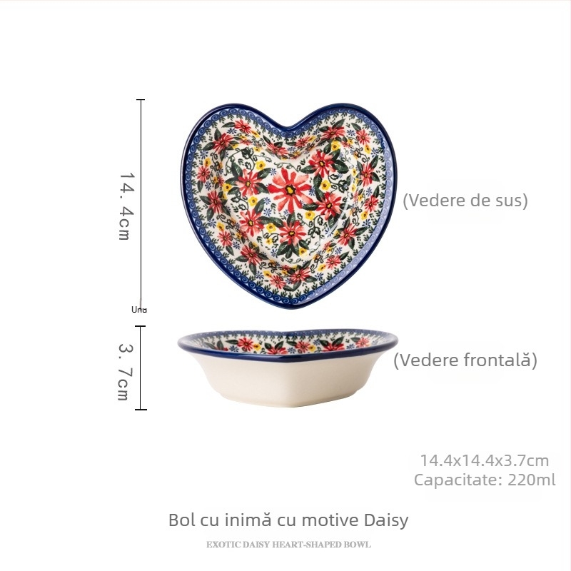 Set de vase ceramice pentru masă, realizat manual de Chuangyang, stil vintage retro, personalizabil la cerere