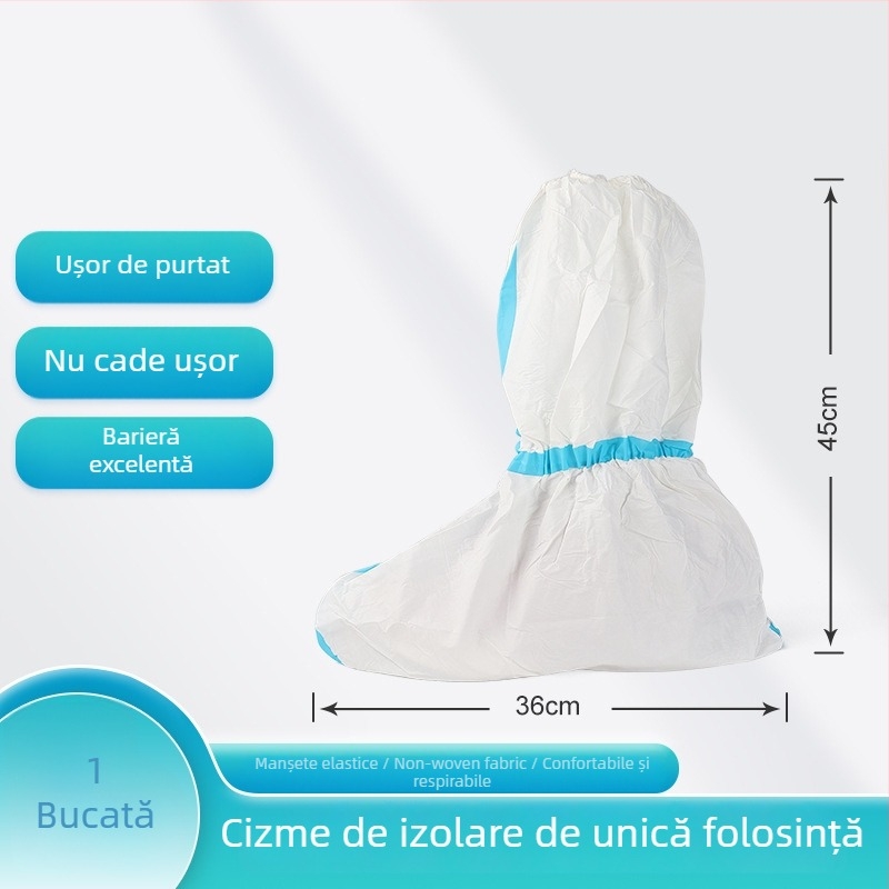 Îmbrăcăminte de protecție o piesă, cu glugă, din țesătură nețesută, protecție la praf