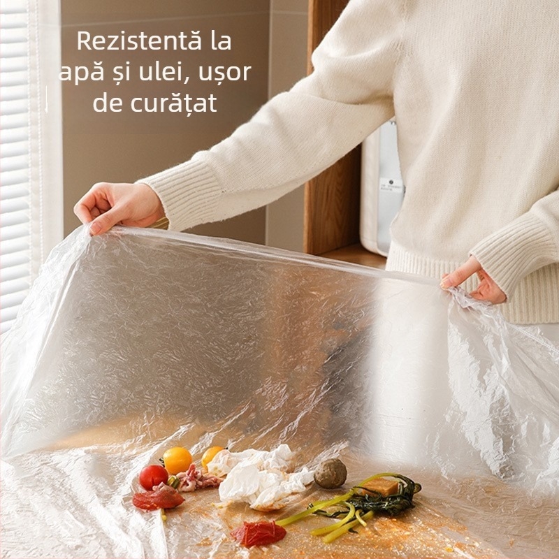 Lenjerie de masă de unică folosință pentru banchete de nuntă, din plastic, închidere cu șnur; grosime 0.6; imprimare logo disponibilă; personalizare.