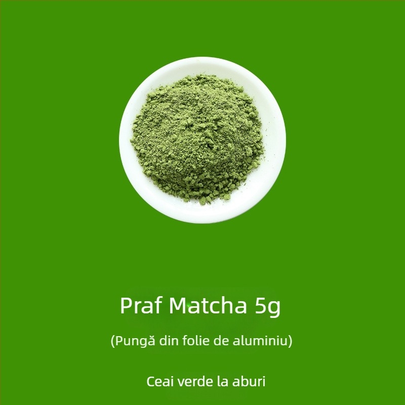 Pudră de ceai pentru ceremonii: pudră de ceai alb, pudră de ceai roșu, pudră de oolong, pudră de pu-erh și matcha