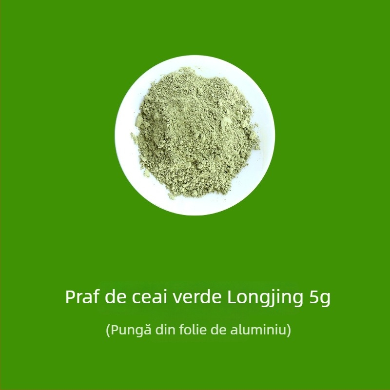 Pudră de ceai pentru ceremonii: pudră de ceai alb, pudră de ceai roșu, pudră de oolong, pudră de pu-erh și matcha