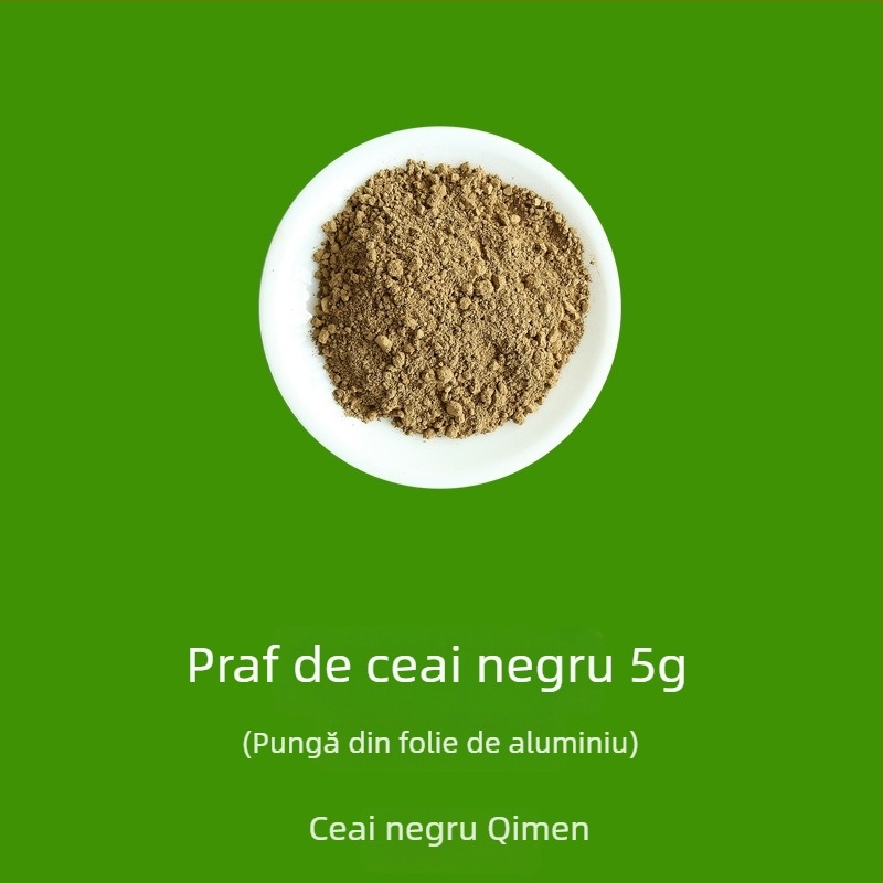 Pudră de ceai pentru ceremonii: pudră de ceai alb, pudră de ceai roșu, pudră de oolong, pudră de pu-erh și matcha