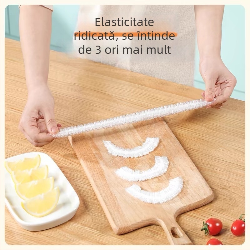 Set de acoperire din folie alimentară de unică folosință, capac mare PE pentru vas, capac de duș, protecție împotriva prafului pentru bucătărie
