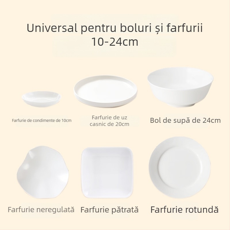 Capac de bol, de unică folosință, PE, calitate alimentară, gros, pentru uz casnic