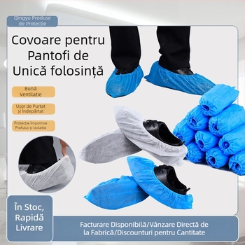 Capace pentru încălțăminte din țesătură nețesută, 30 g, antiderapante, protecție împotriva prafului, rezistente la uzură, pentru ateliere