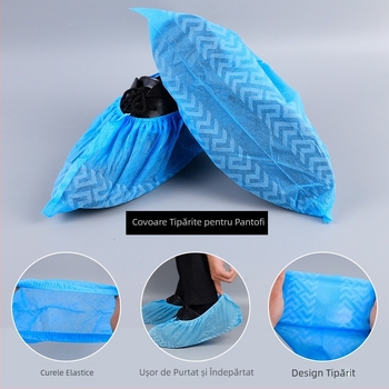 Capace pentru încălțăminte din țesătură nețesută, 30 g, antiderapante, protecție împotriva prafului, rezistente la uzură, pentru ateliere
