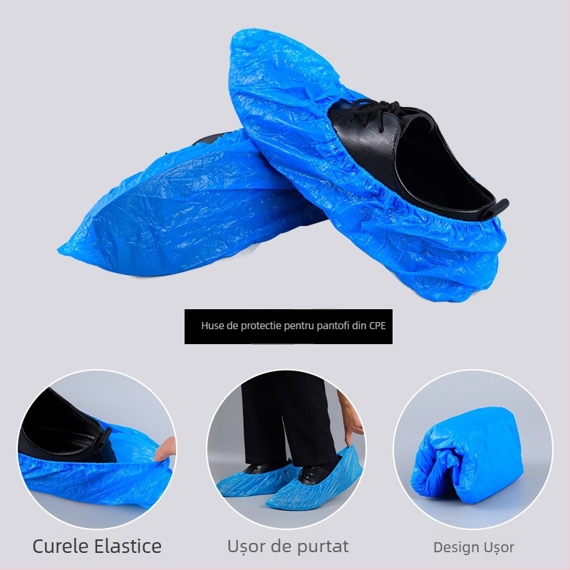 Capace pentru încălțăminte din țesătură nețesută, 30 g, antiderapante, protecție împotriva prafului, rezistente la uzură, pentru ateliere