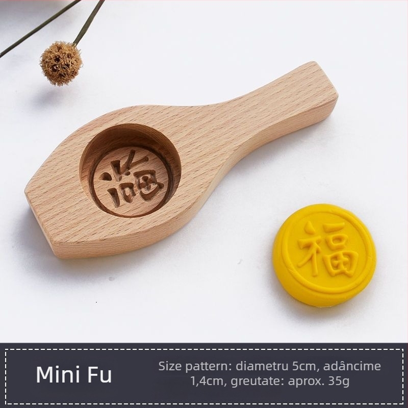 Formă circulară din silicon pentru aluat de chifle aburite, mooncakes și fursecuri | stil chinezesc