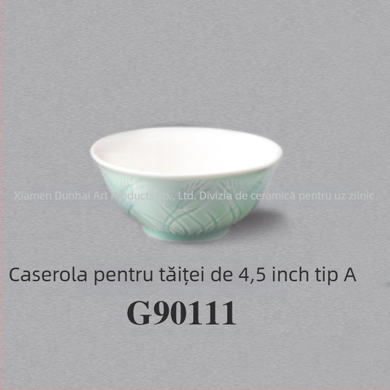 Set de veselă ceramică glazurată – stil chinezesc nou, Susan Ceramics, cu boluri de supă, farfurii, oală de gătit și linguri de supă; potrivit pentru copii, studenți, adulți și persoane în vârstă; personalizare disponibilă