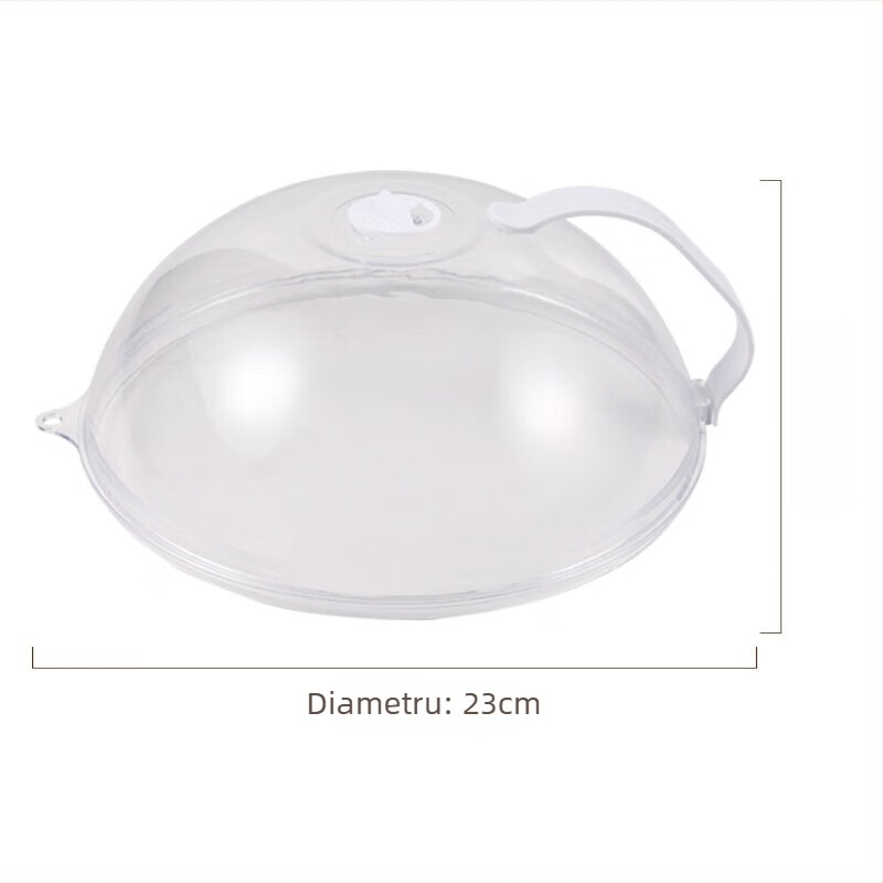 Capac de încălzire pentru cuptor cu microunde, rezistent la ulei și stropire, material plastic, stil modern simplu, rezistență la temperaturi înalte
