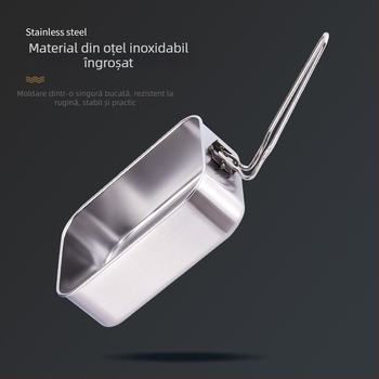 Cutie pentru prânz din oțel inoxidabil cu capac din bambus, pătrat, 501–800 ml, menține alimentele proaspete