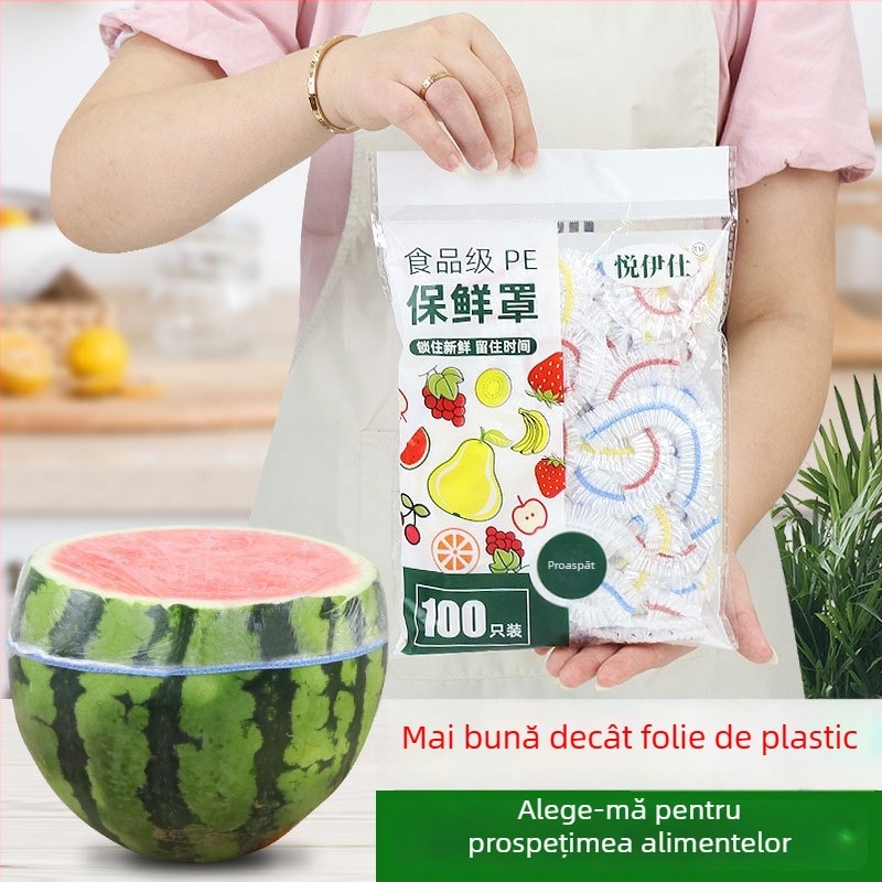 Set folie de păstrare a prospețimii – Material PE, peste 12 buc., 3 ani de viață, ambalaj 10000 buc., pentru uz casnic