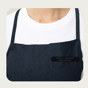 Șorț de denim pentru sudură cu buzunar, robust, rezistent la uzură, protecție împotriva poluării pentru sudură și lucrări în construcții