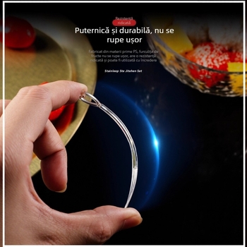 Furculiță pentru fructe, din plastic, transparentă, 100 bucăți/pachet, pentru adulți