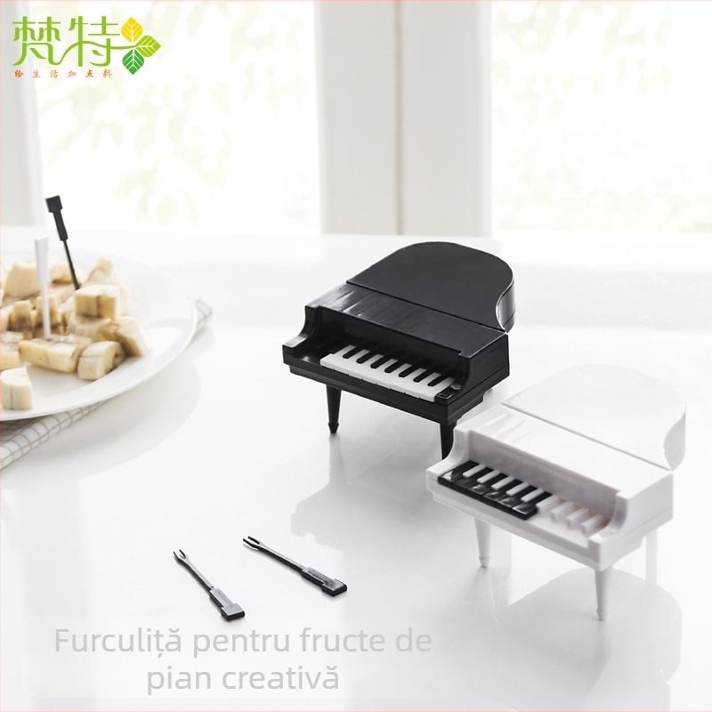 Set furculițe pentru fructe din ABS, stil Fresh Cute, pentru adulți, lansare primăvară 2026