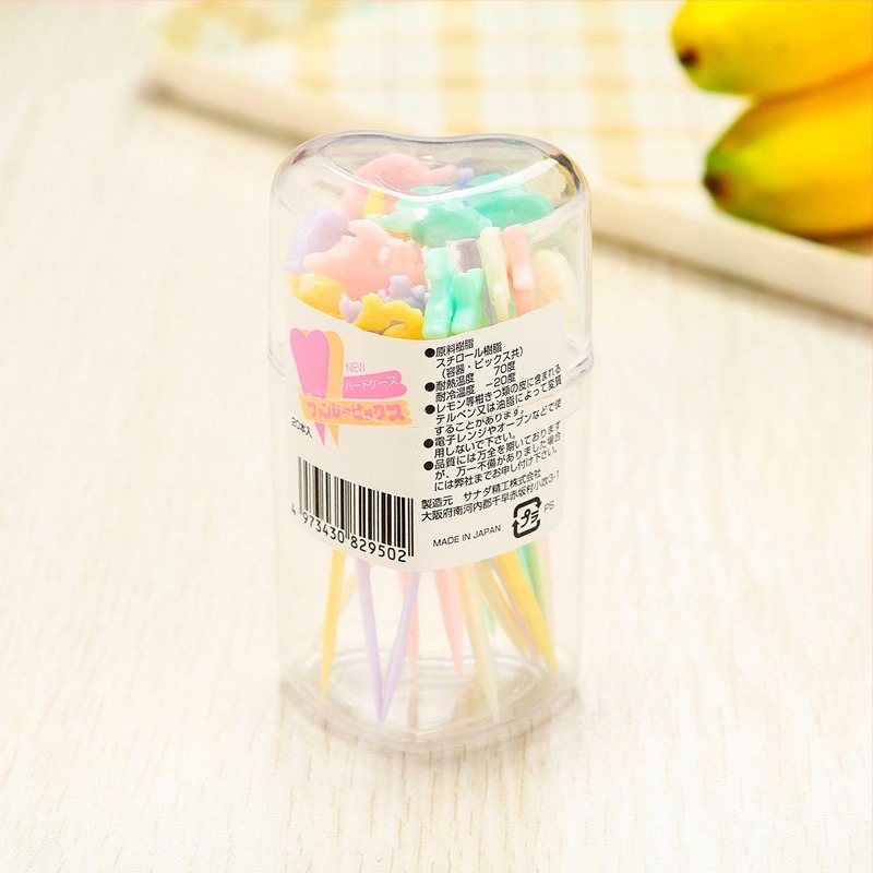 Set bețișoare pentru fructe (Material: PP; Brand: Sanada; Potrivit pentru adulți; Categorie produs: Semn; Calitate: Primă clasă)