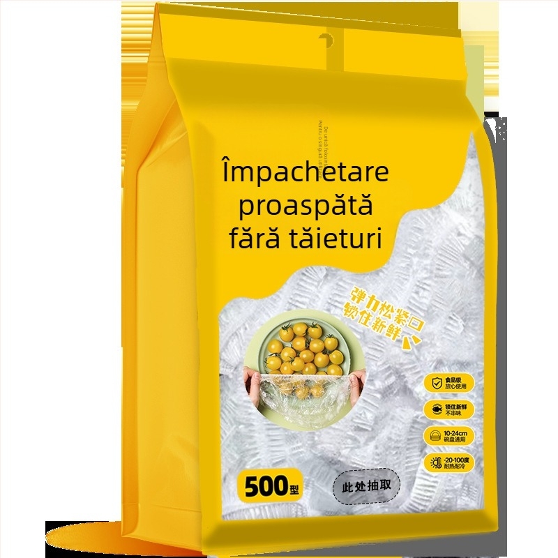 Capac pentru folie alimentară montat pe perete, de unică folosință, clasă alimentară, plastic, pentru resturi, capac pentru bol, protecție împotriva prafului, 12+ bucăți