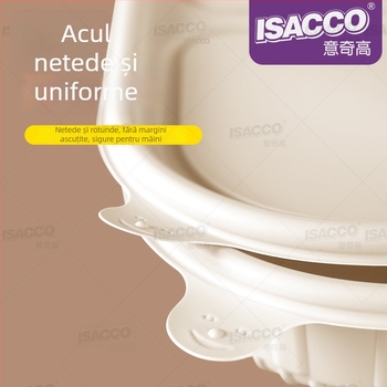 Cutie de prânz din amidon de porumb, de unică folosință, cu 3/4/5 compartimente, biodegradabilă, imprimare logo disponibilă