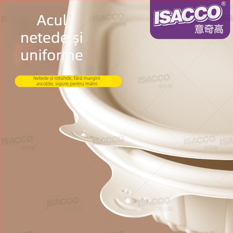 Cutie de prânz din amidon de porumb, de unică folosință, cu 3/4/5 compartimente, biodegradabilă, imprimare logo disponibilă