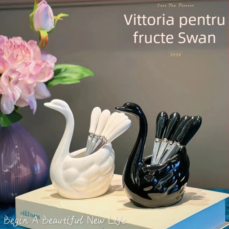 Set de furculițe pentru fructe - plastic, stil creativ, pentru adulți, lansare 2025