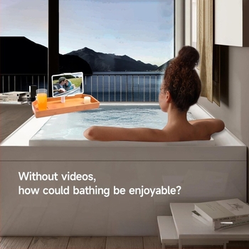 Raft de baie din lemn, în stil european – suport de masă pentru baie, 1 nivel, multifuncțional, potrivit pentru alimente, cărți și altele