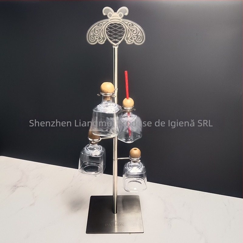 Raft de expunere pentru pahare din oțel inoxidabil – Stil Nordic simplu, 2,5 kg, design inteligent, fără găuri