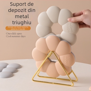 Suport de masă din silicon, rezistent la căldură, cu model desene animate, formă neregulată (Material: silicon; Rezistență la căldură; Model: desene animate)