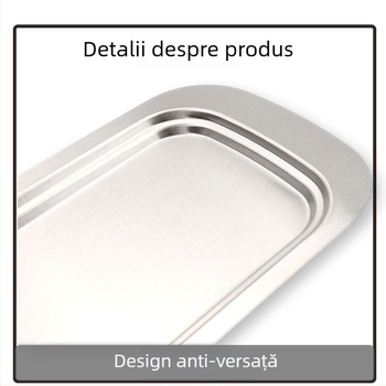 Recipient pentru unt din oțel inoxidabil, cu capac, brand Hengding Yue, stil modern minimalist, vara 2018