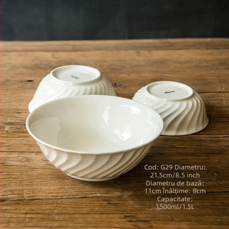 Set de veselă din porțelan, 16 piese, stil Chinezesc, stil Simplu