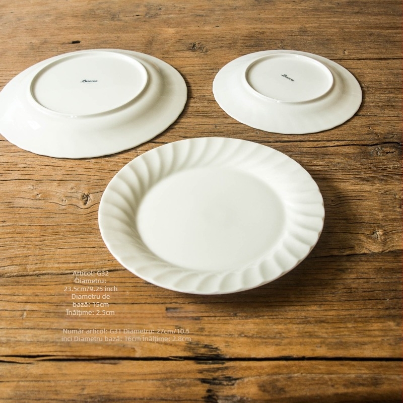 Set de veselă din porțelan, 16 piese, stil Chinezesc, stil Simplu