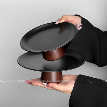 Platou pentru fructe din oțel inoxidabil - tavă pentru ceai, design modern minimalist, pentru uz casnic