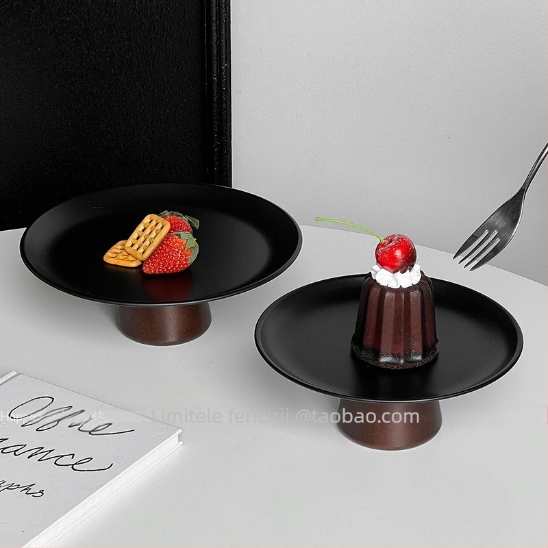 Platou pentru fructe din oțel inoxidabil - tavă pentru ceai, design modern minimalist, pentru uz casnic