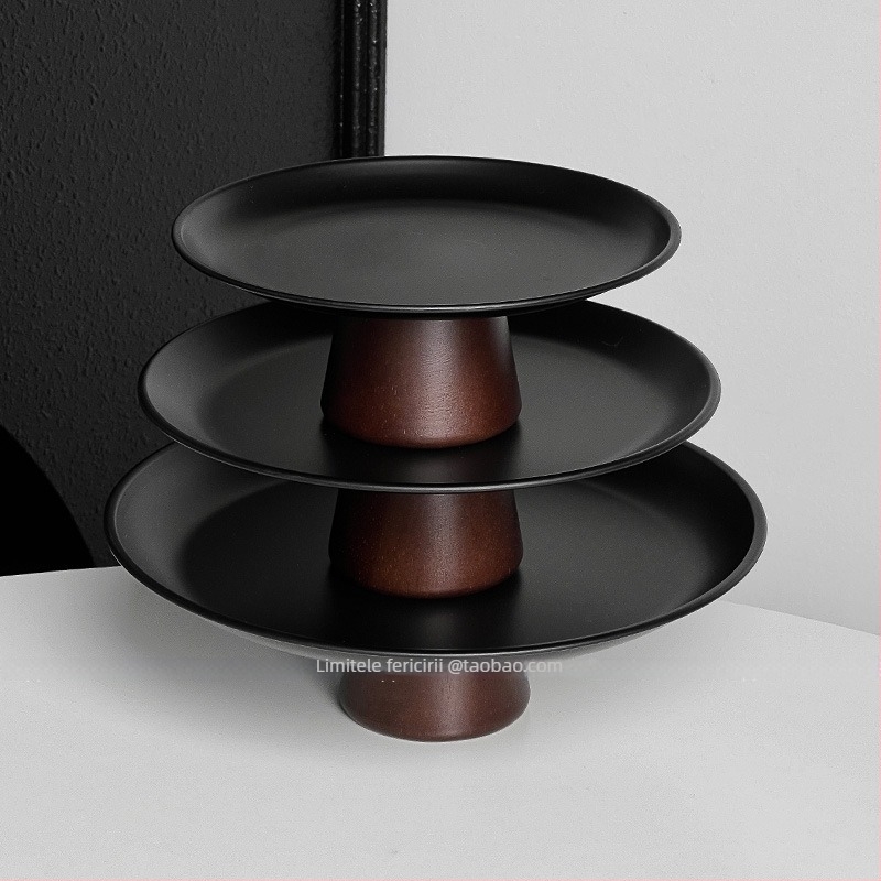 Platou pentru fructe din oțel inoxidabil - tavă pentru ceai, design modern minimalist, pentru uz casnic