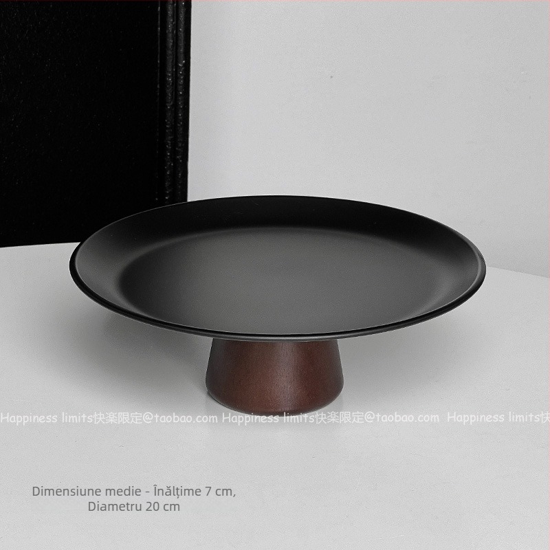 Platou pentru fructe din oțel inoxidabil - tavă pentru ceai, design modern minimalist, pentru uz casnic