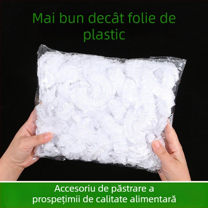 Cap de folie alimentară din plastic, PE material, 12+ bucăți, pentru uz casnic