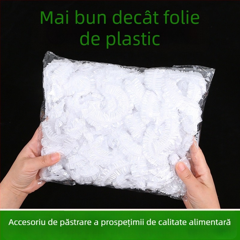 Cap de folie alimentară din plastic, PE material, 12+ bucăți, pentru uz casnic