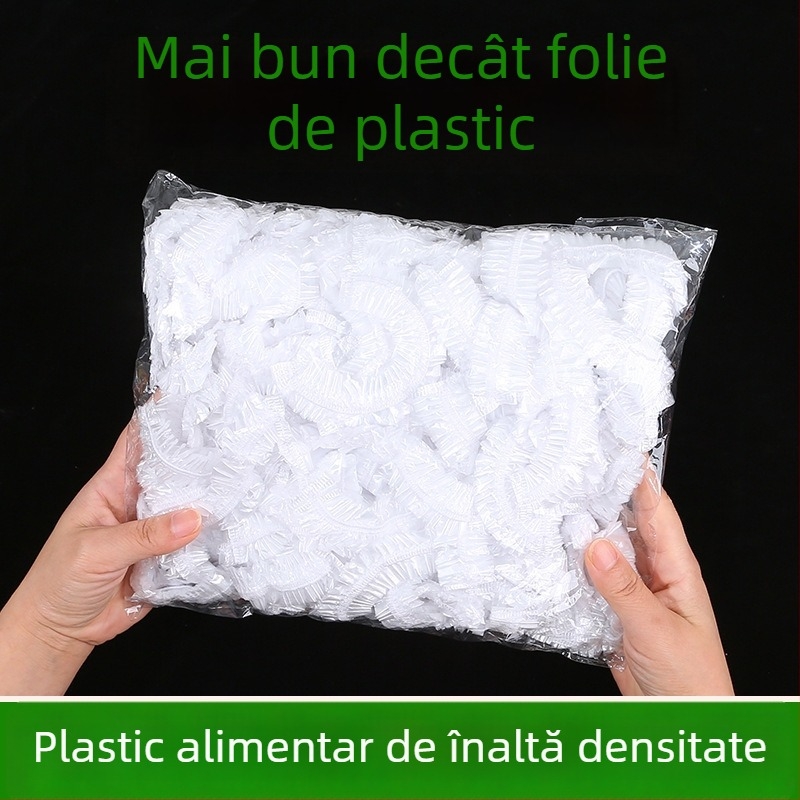 Cap de folie alimentară din plastic, PE material, 12+ bucăți, pentru uz casnic