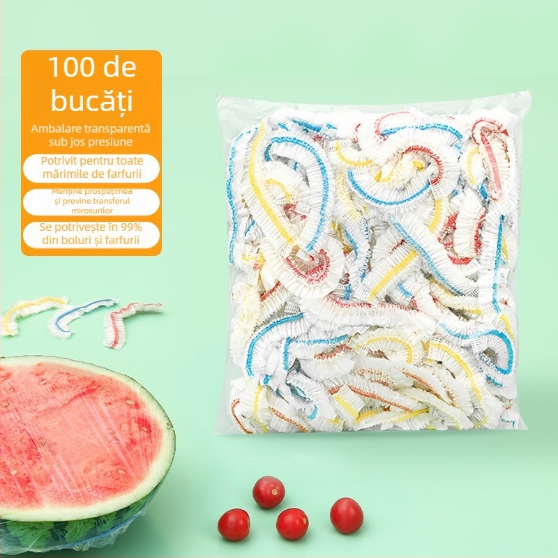 Cap de folie alimentară din plastic, PE material, 12+ bucăți, pentru uz casnic
